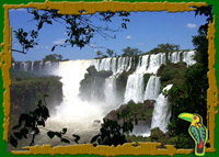 the Iguaz Falls